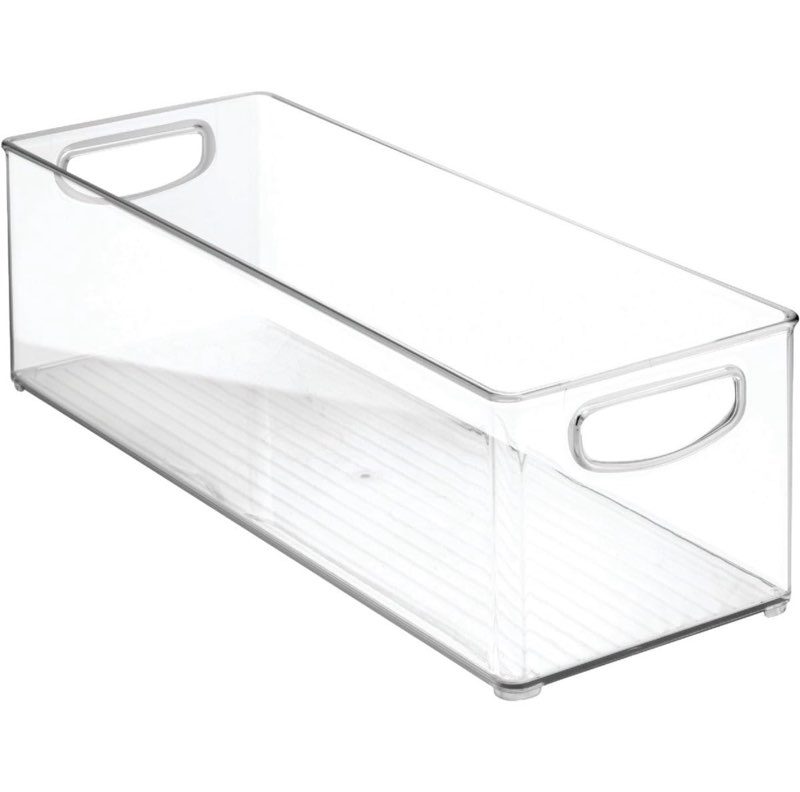 InterDesign 6 in. H x 5 in. W x 16 in. D Stackable Storage Bin