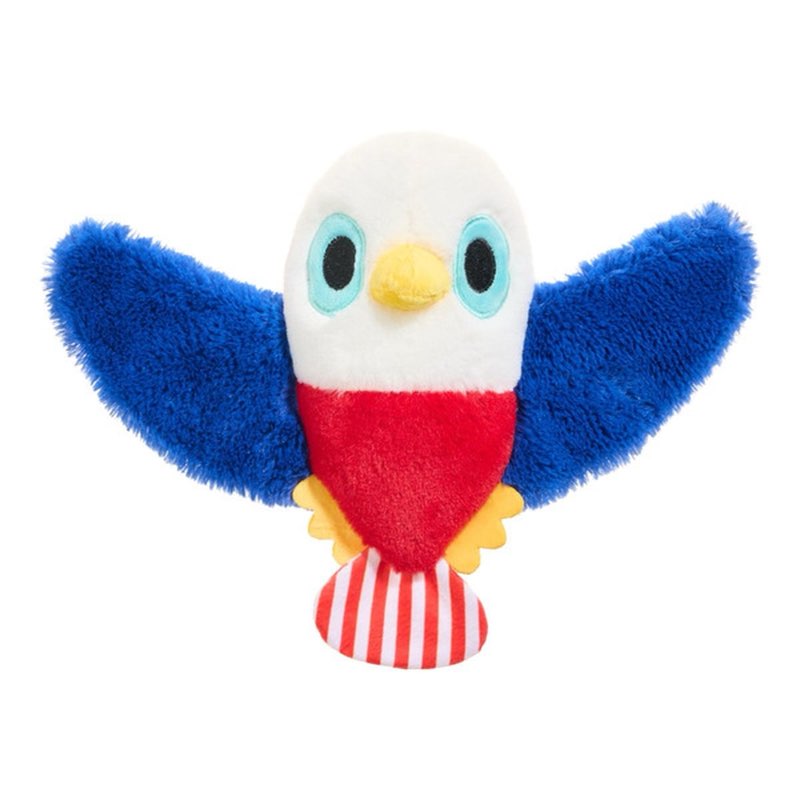 Vibrant Life Eagle Dog Toy with Whip & Flip Wings, Tail & Squeaker