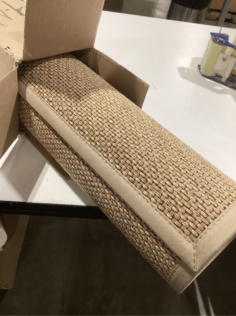 Condition photo showing Good Condition for dexi ultra thin entryway indoor door mat 32x48, non slip rubber backing inside entry mat, low profile easy clean dirt trapper doormat for inside entrance patio, beige 2'8" x 4' (rectangular) beige