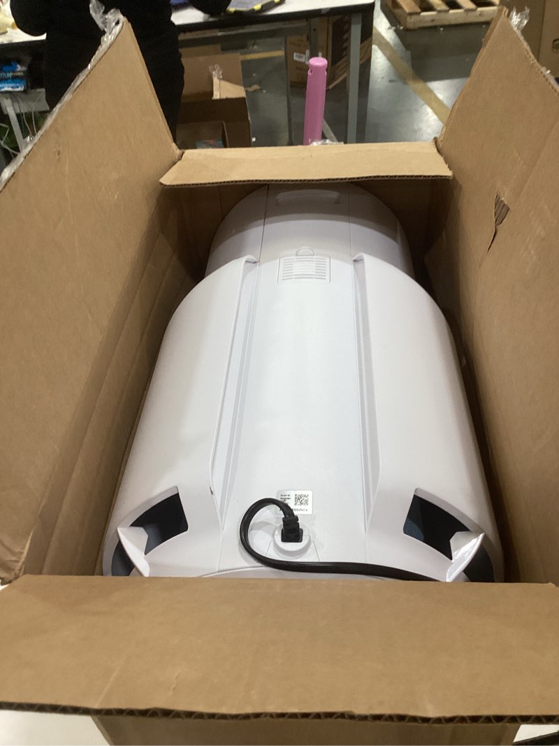 Condition photo showing Good Condition for shark air purifier for home with neverchange(5-year) hepa air filter, 1400 sq. ft. for powerful multi-room purification, filters smoke, captures 99.98% of particles & dust, hp302, white white (1400 sq. ft)