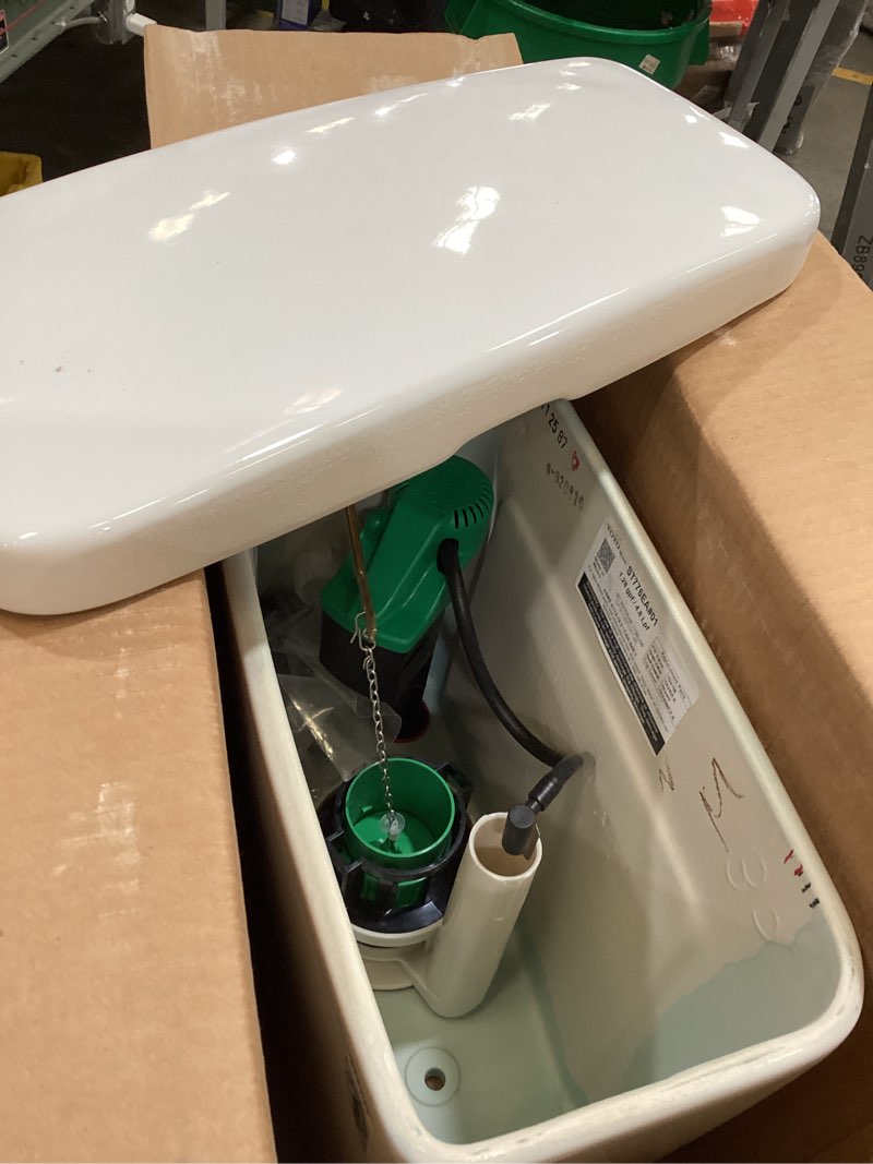 Condition photo showing Good Condition for toto drake 1.28 gpf toilet tank with washlet+ auto flush compatibility, cotton white - st776ea#01