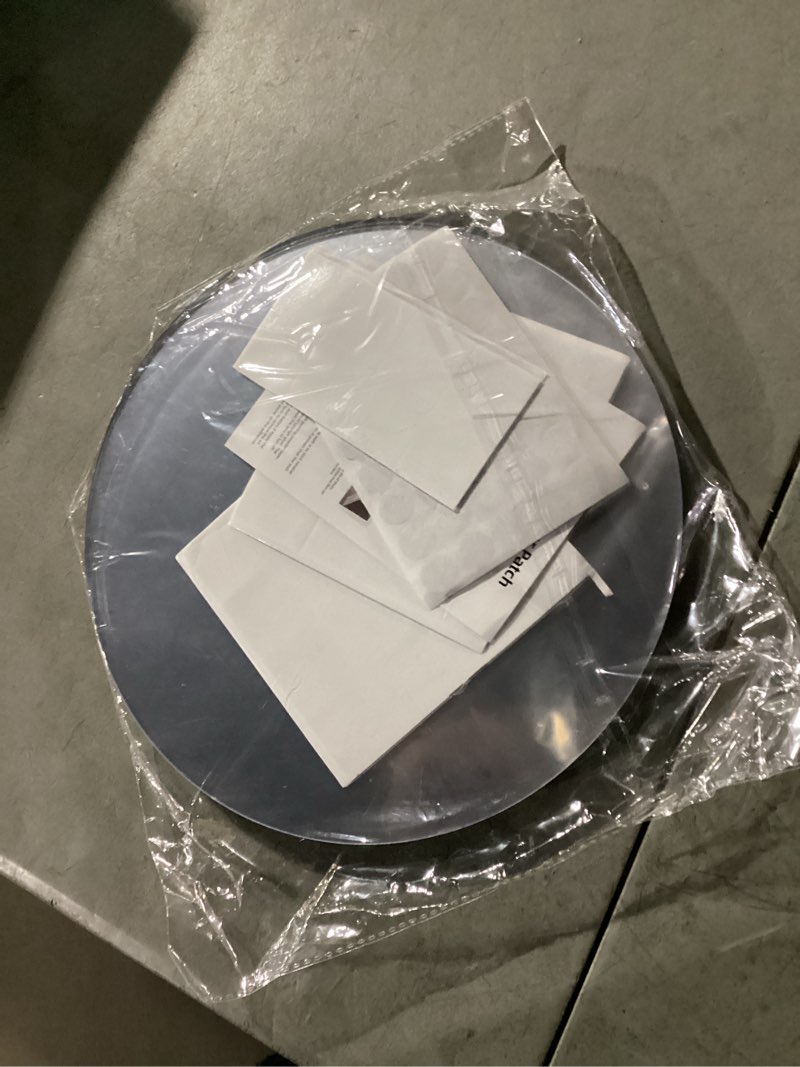 Condition photo showing item condition for 10" Round Mirror Centerpieces for Tables Decorations, 10 Pack Acrylic Circle Mirror Tray Candle Plat