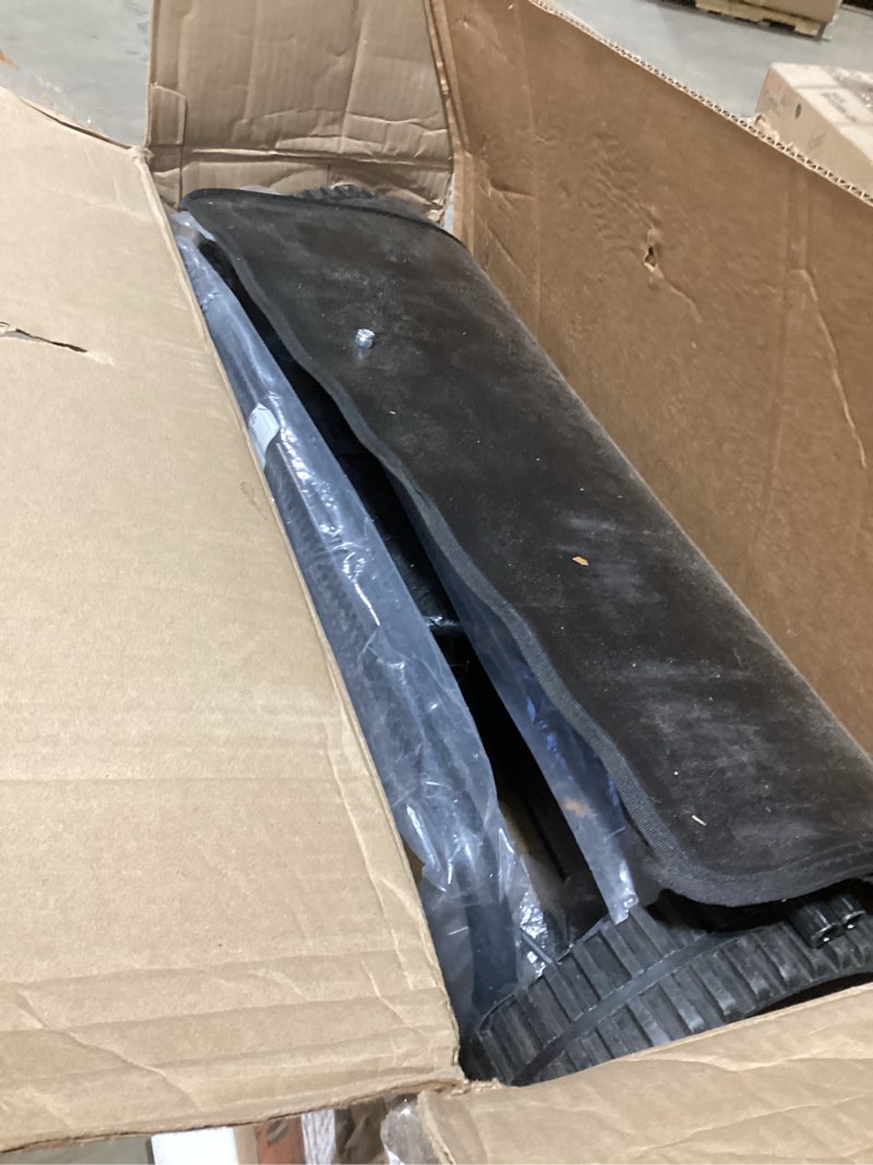 Condition photo showing As Is for Agri-Fab 45-0218 " 26" Push Behind Lawn Sweeper, 7 cu. ft Hopper Bag Capacity; Leaf & Grass Catcher, with Adjustable Brush Height