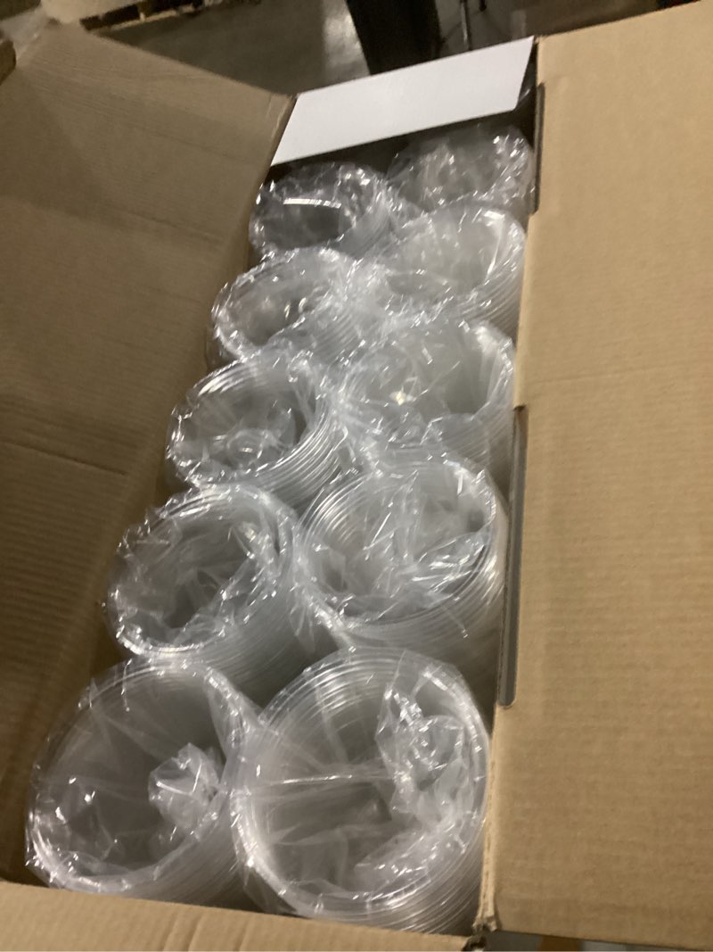 Condition photo showing New/Like New for turbo bee 1200 pack 9 oz clear plastic cups bulk, 9 ounce disposable water cold drinking cups tumblers for party, thanksgiving, halloween, christmas, and events