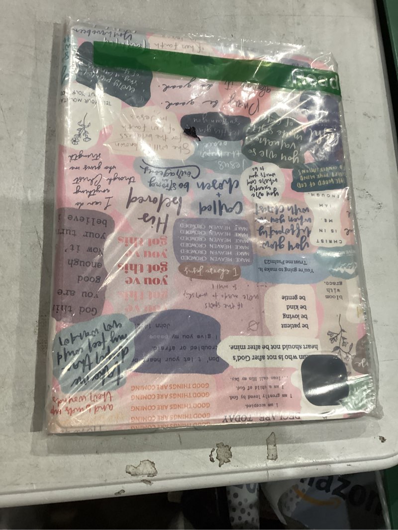 Condition photo showing Good Condition for Uppuppy for iPad Air 11 inch (M2/M3) Case, Air 5th/4th Generation 10.9, Pro 11'' Case Cute Kids Women Girls Girly Folio Pencil Holder Cover for iPad Air 11 2024/2025, 10.9 2022 2020, Pro 11 5-Collage Quote