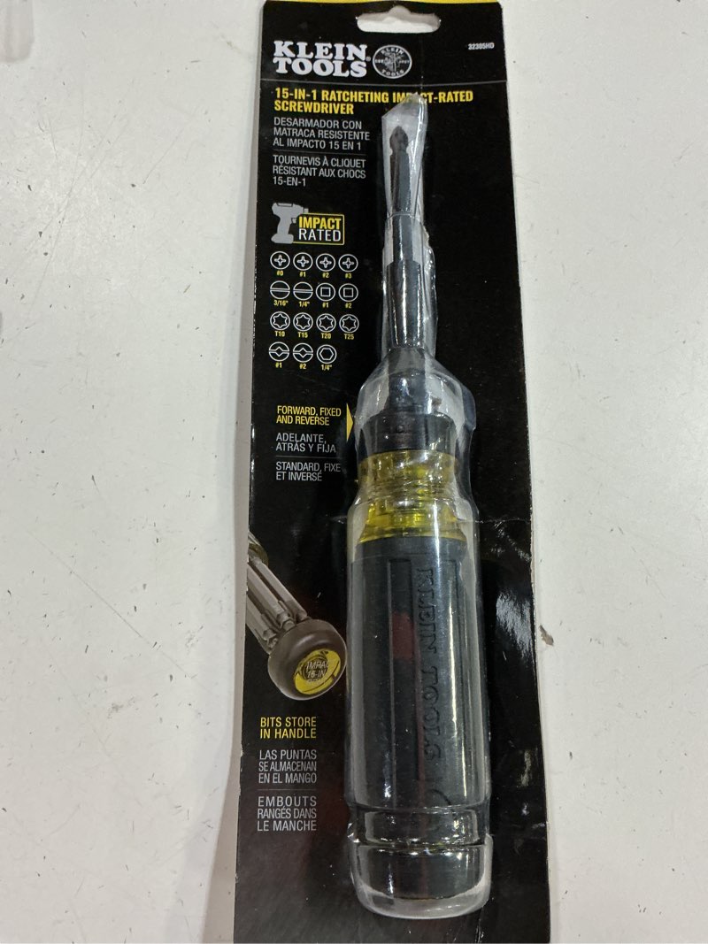 Condition photo showing Good Condition for 15-in-1 ratcheting impact multi-bit screwdriver