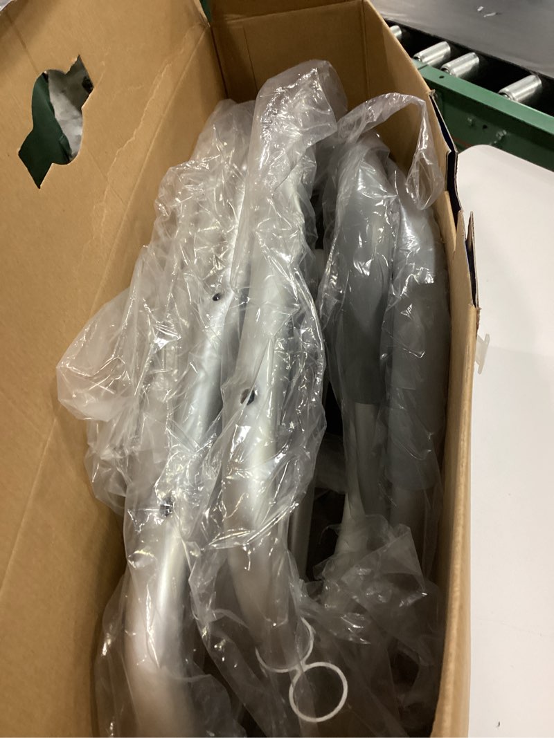 Condition photo showing Good Condition for Medline Shower Chair for Elderly, Seniors, Adults & Disabled - Heavy Duty Shower Seat with Padded Arms and Back for Inside Shower, Adjustable Height Bath Stool for Bathtub, 350 lb, Slip Resistant White