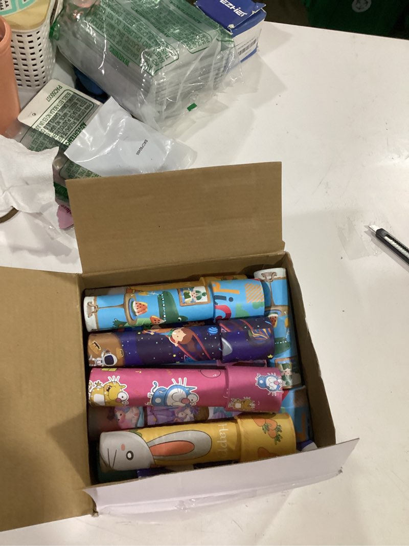 Condition photo showing New/Like New for chivao 20 pcs classic kaleidoscopes educational toys for party favors fun kaleidoscope toy for stock stuffers bag fillers birthday party school classroom prizes, random colors (cute style)