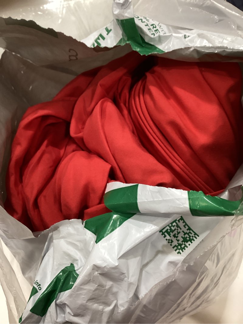 Condition photo showing Good Condition for twin size 3 piece sheet set - comfy breathable & cooling sheets - hotel luxury bed sheets for women & men - deep pockets, easy-fit, extra soft & wrinkle free sheets - red oeko-tex bed sheet set 27 - red twin
