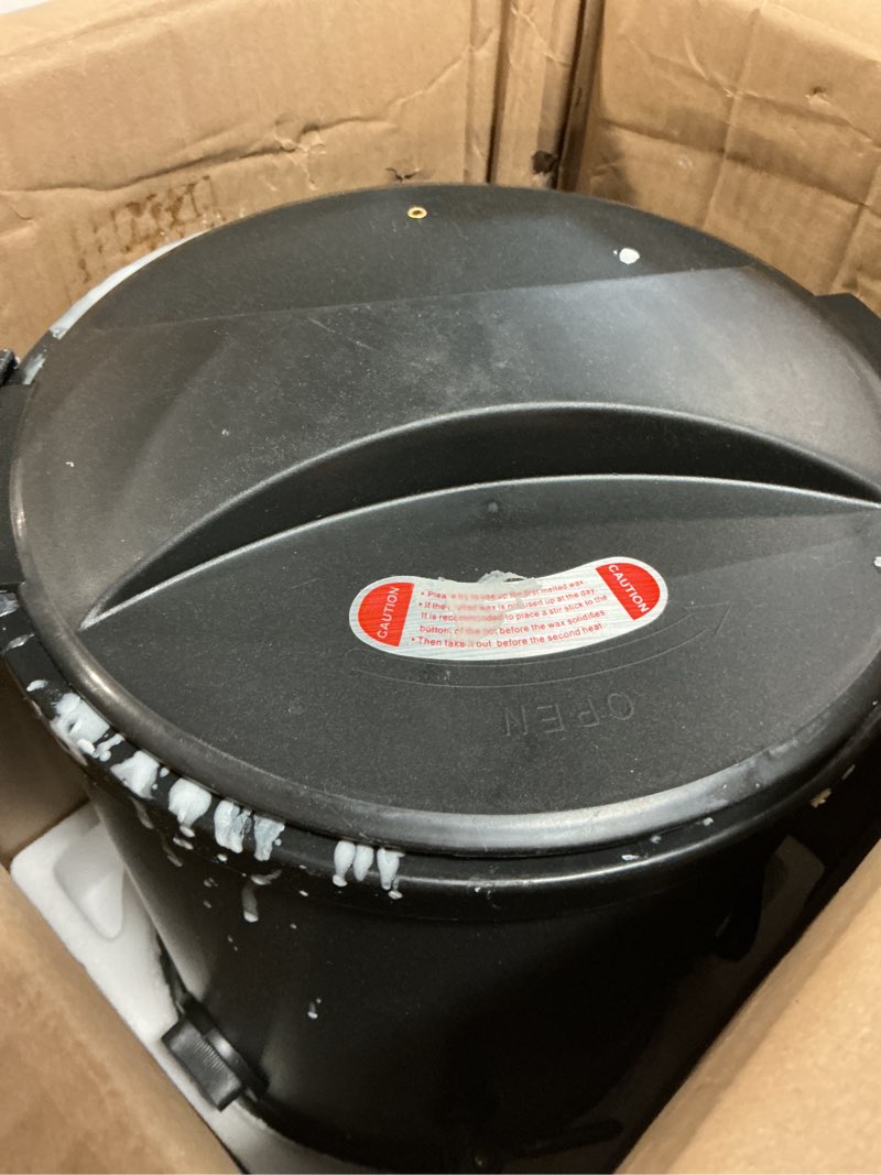 Condition photo showing As Is for TOAUTO 16Lbs Large Wax Melter for Candle Making, Electric Wax Melting Container Holds 16Lbs Melted Wax with Heating Core Spout & Bottom Design for Commercial Candle Business