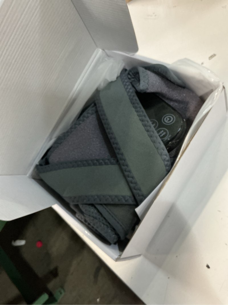 Condition photo showing Good Condition for shoulder heating pad with massage, cordless heated shoulder brace wrap massager for pain relief deep tissue, rotator cuff heating pad, gray