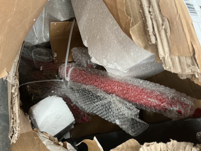 Condition photo showing As Is for YITAMOTOR 39" Hay Spear Attachment, Dual Bale Spears 2000lbs Capacity, Universal HD Front Skid Steer Quick Attach Tractor Loader Bucket Attachment with 2pcs 16.5" Stabilizer Spears & 60" Chain