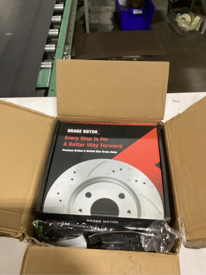 Condition photo showing New/Like New for front brake kit compatible with 2003-2007 accord(3.0l v6 only), 2006-2012 civic gx, 2013-2015 civic natural gas |anti-rust geomet coated|281.6mm(11.1in)|d1608-8392 & 31305 brake pads and rotors