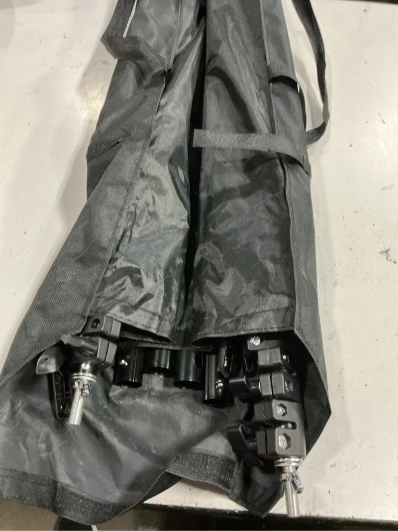 Condition photo showing Good Condition for beiyang 10x10ft backdrop stand, background support kit for photography, 2 adjustable backdrop supports, 4 crossbars, 4 clamps, and carrying bag for photo video stutio, parties decoration 10*10ft