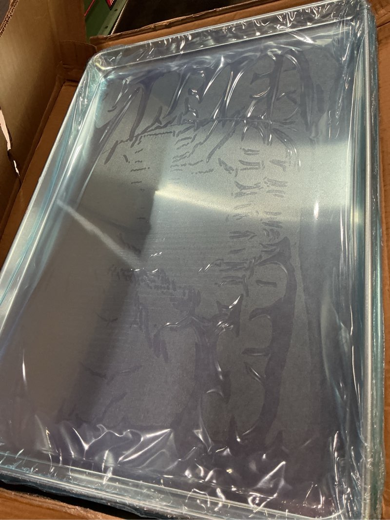 Condition photo showing Good Condition for bieama 6 pack full size 18" x 26" aluminum baking sheet pan perforated, commercial bakery equipment cookie sheets, nsf approved baking tray 6pack perforated full size 18"×26"