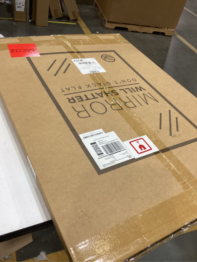 Condition photo showing New/Like New for wallbeyond led bathroom mirror with lights, 23 x 32 inch led bathroom vanity mirror for wall, anti fog mirror for bathroom, 3 colors and dimmable light, horizontal/vertical 32"l x 23"w