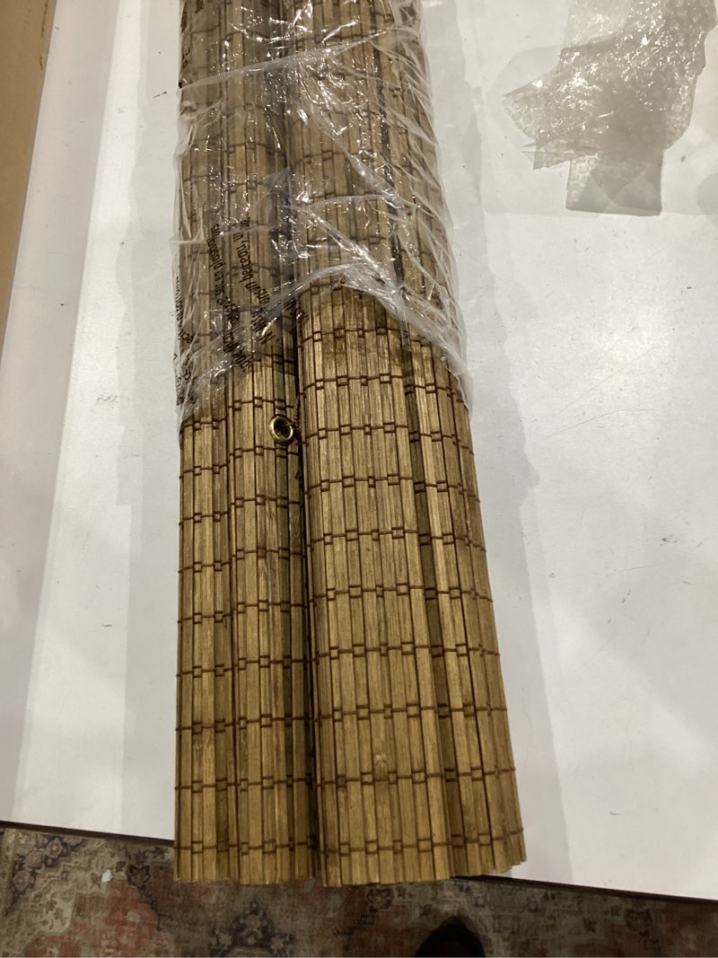 Condition photo showing Good Condition for https://www.lowes.com/pd/etokfoks-cordless-bamboo-roman-shades-privacy-blinds-for-interior-windows-room-darkening-roll-up-bamboo-blinds-for-home-patio-34-5-w-x-48-h-eastfield-teak/7609137