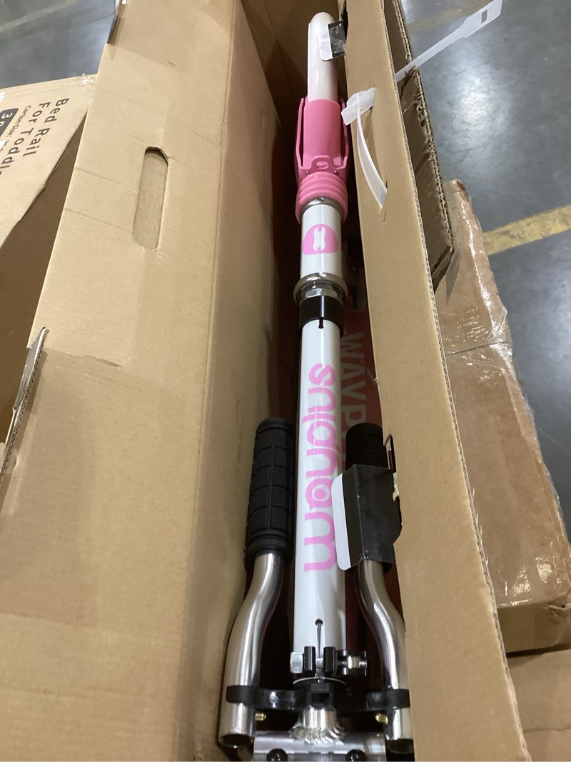 Condition photo showing Good Condition for wayplus ks1 kick scooter for ages 6+,kid, teens & adults. max load 240 lbs. foldable, lightweight, 8in big wheels for kids, teen and adults, 4 adjustable levels. bearing abec9 fed fitness pink