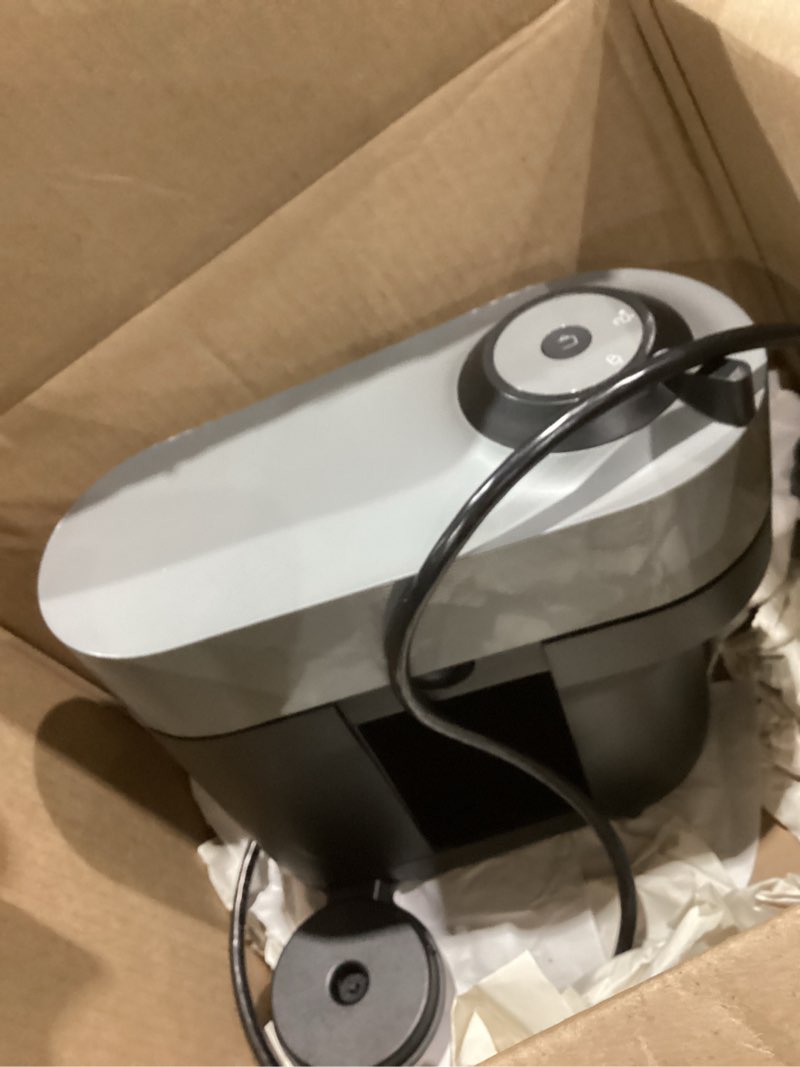 Condition photo showing As Is for nespresso vertuo pop+ by breville, dark grey
