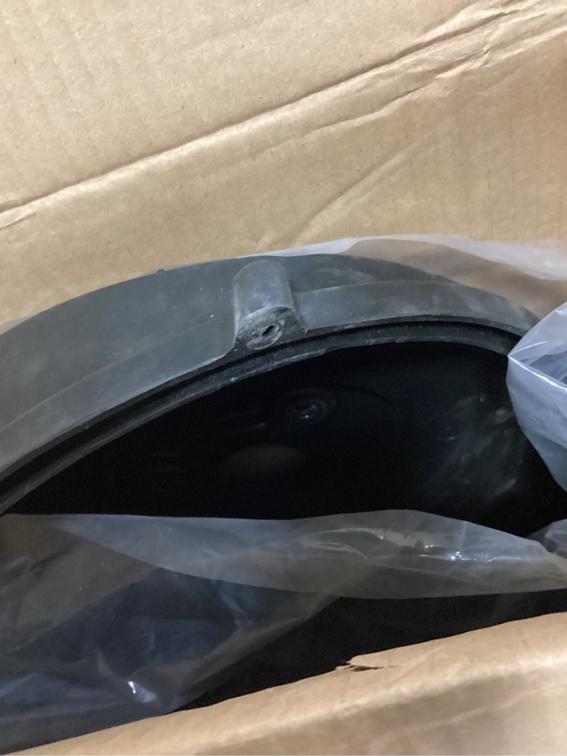 Condition photo showing As Is for almuloo black inner clutch belt box cover compatible with 2014-2023 polaris rzr xp 1000, ranger xp 900 1000, general 1000, high lifter dynamix ride command crew 900 models, replacement for 2635158