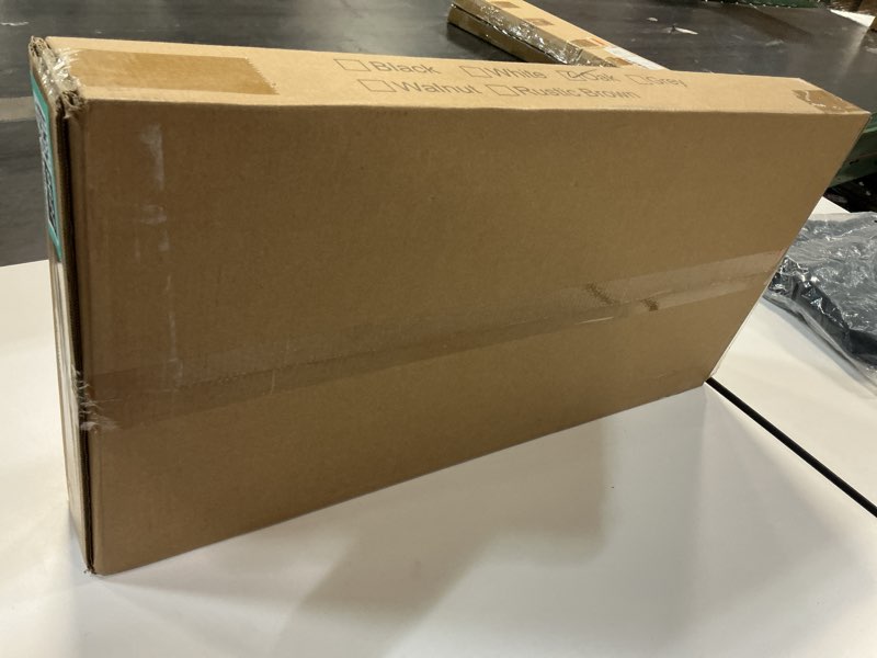 Condition photo showing New/Like New for Deep Floating Shelves for Wall - 24 Inch Wide x 12 Inch Deep Oak Floating Shelves Set of 1-24W x 12D Rustic Wide Wood Wall Shelves - Bookshelf Laundry Shelf TV Shelf 24W x 11.6D x 2H, 1 Pack Oak