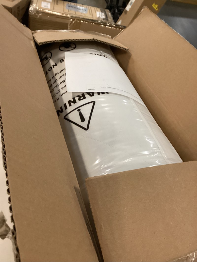 Condition photo showing New/Like New for Three Geese Pack of 2 White Goose Feather Polyester Bed Pillows Queen/Standard Size- Soft 600 Thread Count 100% Cotton, Medium Firm,Soft Support Surround Fill Polyester,White Solid