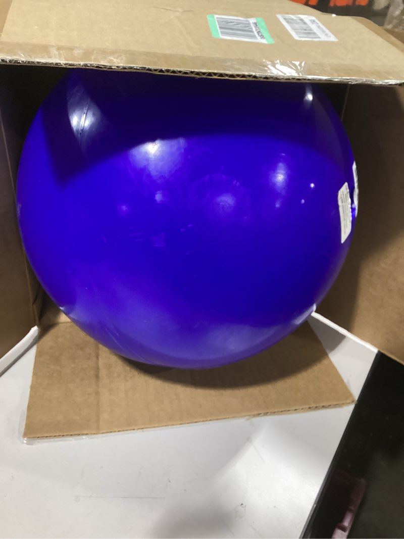 Condition photo showing As Is for Jolly Pets Push-n-Play Ball Dog Toy, 14 Inches/Extra-Large, Blue (314 BL), for All Breed Sizes 14 Inches/ Extra-Large Blue