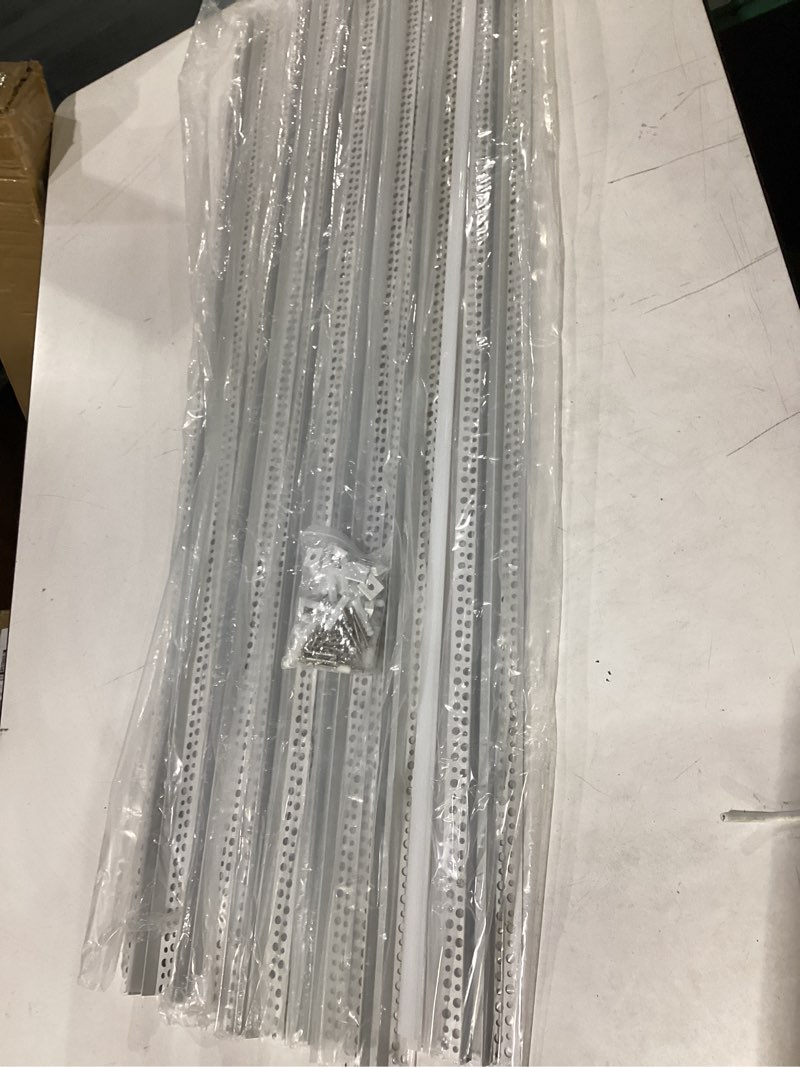 Condition photo showing Good Condition for lightotech 6pack 3.3ft/1 meter plaster-in led drywall white aluminum channel with milky diffuser and