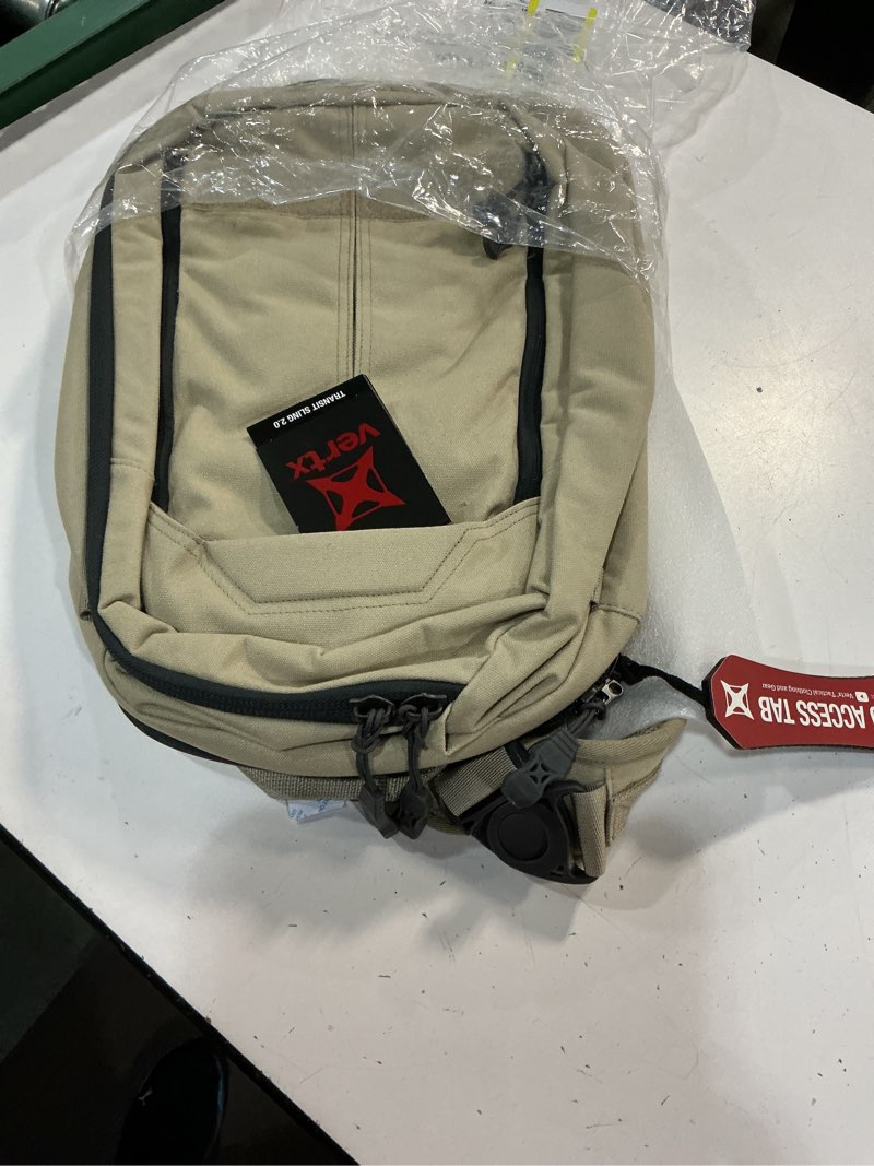 Condition photo showing Good Condition for vertx transit sling 2.0 tactical backpack (color: ranger green - shockcord)