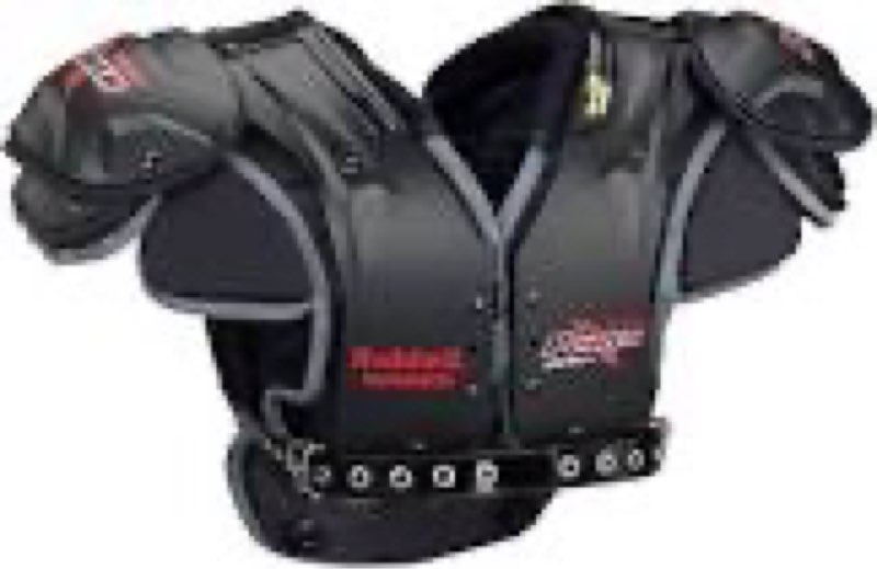 riddell jpk+ shoulder pad with back plate x-small