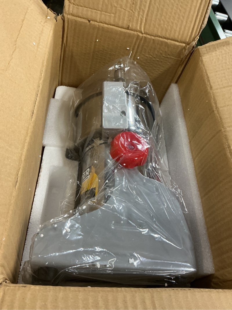 Condition photo showing New/Like New for CGOLDENWALL 800g Electric Grain Grinder Mill Safety Upgraded 2400W High-speed Spice Herb Grinder Commercial Superfine Machine Dry Cereals Pulverizer CE 110V (800g Swing Type)