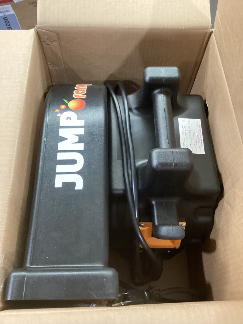 Condition photo showing Good Condition for (not tested)jumporange bounce house air blower for inflatables bouncy castle and slides commercial cyclone fan for indoor and outdoor use 1.5 hp