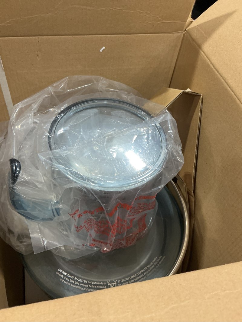 Condition photo showing As Is for breville bje200xl juice fountain compact centrifugal machine, 25 fl oz, silver
