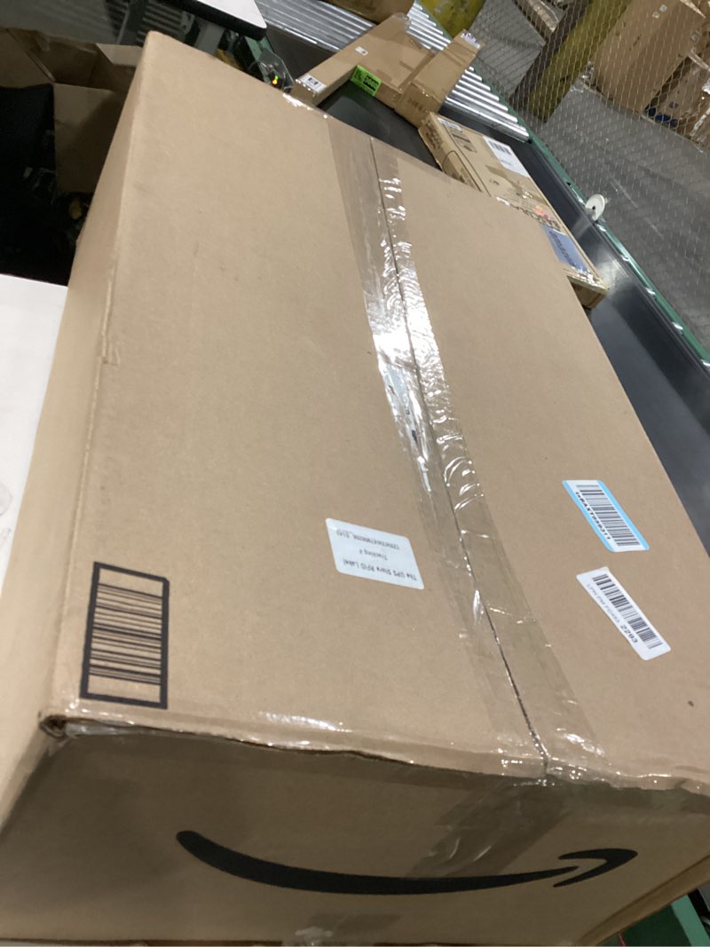 Mind Reader 40L Slim Laundry Hamper, Clothes Basket, Lid, Wicker Design, Plastic, 18"L x 10.4"W x 23