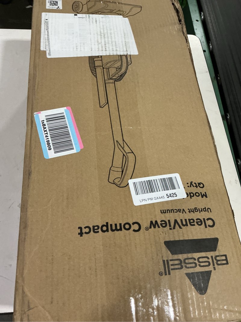 Condition photo showing Good Condition for bissell cleanview compact upright vacuum, lightweight design for apartments & dorms, powerful suction with removable extension wand & scatter-free technology, 3508