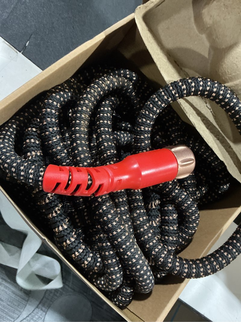 Condition photo showing Good Condition for pocket hose ballistic 100 ft expandable garden hose w/pocket pivot swivel connector, anti-burst sleeve reinforced with bulletproof fiber, lightweight, no-kink, compact, uv-protected, as seen on tv