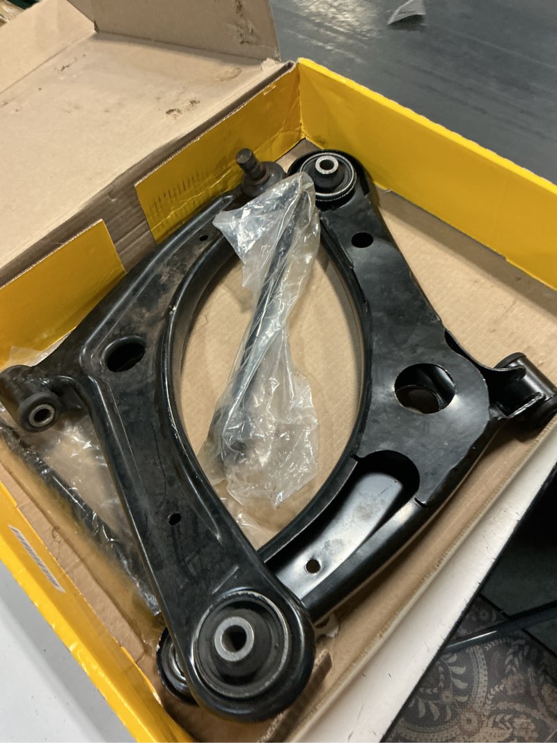 Condition photo showing As Is for 4pc front lower control arms sway bar links tie rods suspension kit