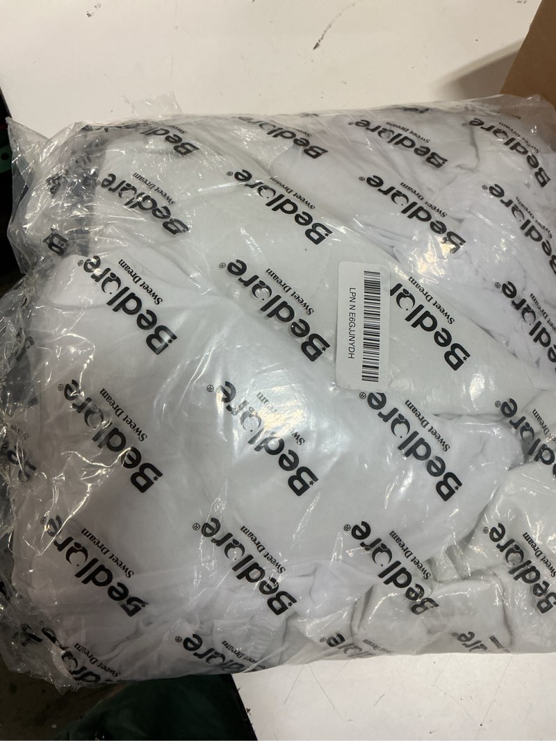 Condition photo showing Good Condition for bedlore waterproof mattress protector, queen size noiseless mattress pad with deep pocket 6"-18" depth, soft breathable bed mattress cover washable for home, bedroom, hotel (white) 2 white queen