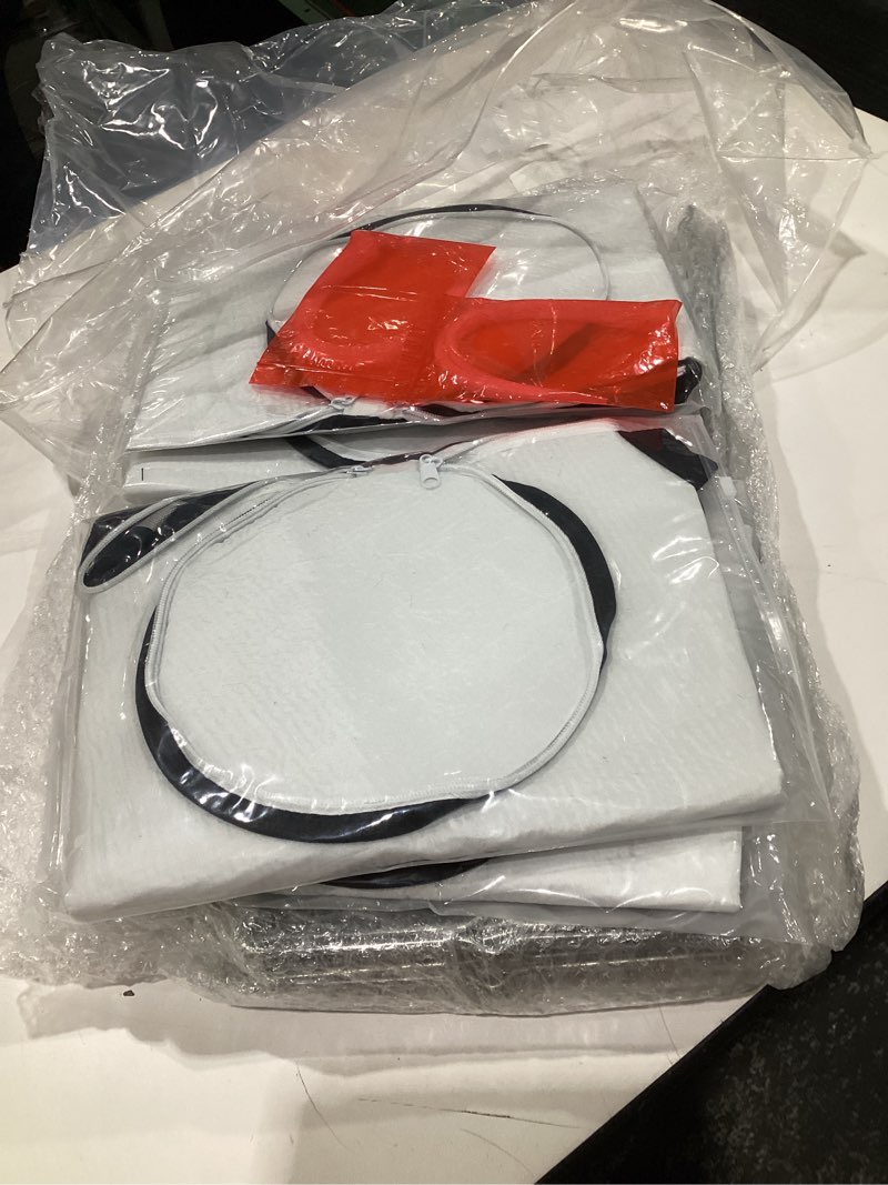 Condition photo showing Good Condition for 4 Pcs Rose Cones for Winter Protection 20.5"x14"x8.2" Winter Rose Collars Protective Cover 600D Oxford Cloth Plant Bush Protective Cover for Protecting Against Frost Freeze Wind Animals Eating