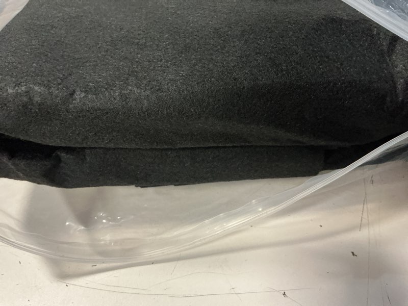 Condition photo showing New/Like New for black carpet runner for party, premium 160 gsm felt non-woven fabric runway rug for party wedding & special events,rolled package without creases (black, 3x15 ft) 3' x 15' (runner) black