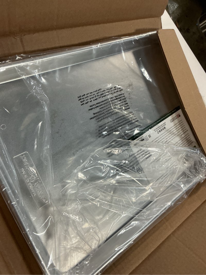 Condition photo showing Good Condition for Nordic Ware Naturals Half Sheet - USA Made Aluminum Commercial Quality Sheet Pan for Baking or Roasting, Encapsulated Galvanized Steel Rim Prevents Warping, 2-Pack 2pk Half Sheet