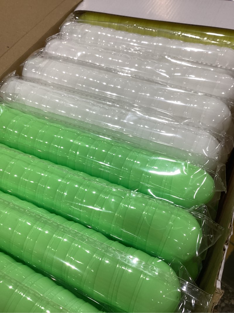 Condition photo showing Good Condition for 1000 pcs 2.4" plastic easter eggs bulk, empty easter eggs with hinge, 5 colors fillable pastel colorful easter eggs , perfect for easter hunt, basket stuffers fillers and easter theme party favors