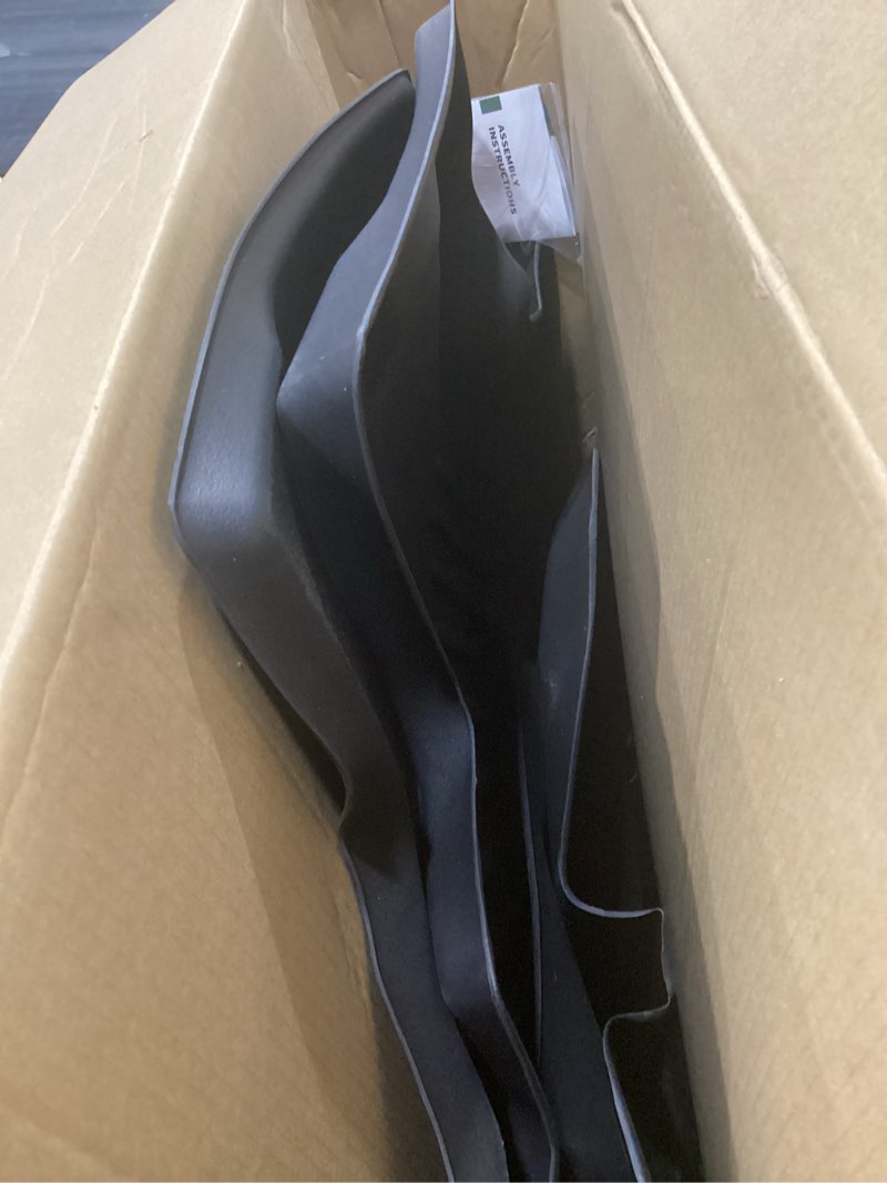 Condition photo showing Good Condition for oedro floor mats fit for 2019-2026 chevy silverado/gmc sierra denali 1500 & 2020-2026 silverado/sierra 2500hd/3500hd crew cab without rear underseat storage box, tpe all-weather car mats, black bench seat| crew cab| w/o underseat storage