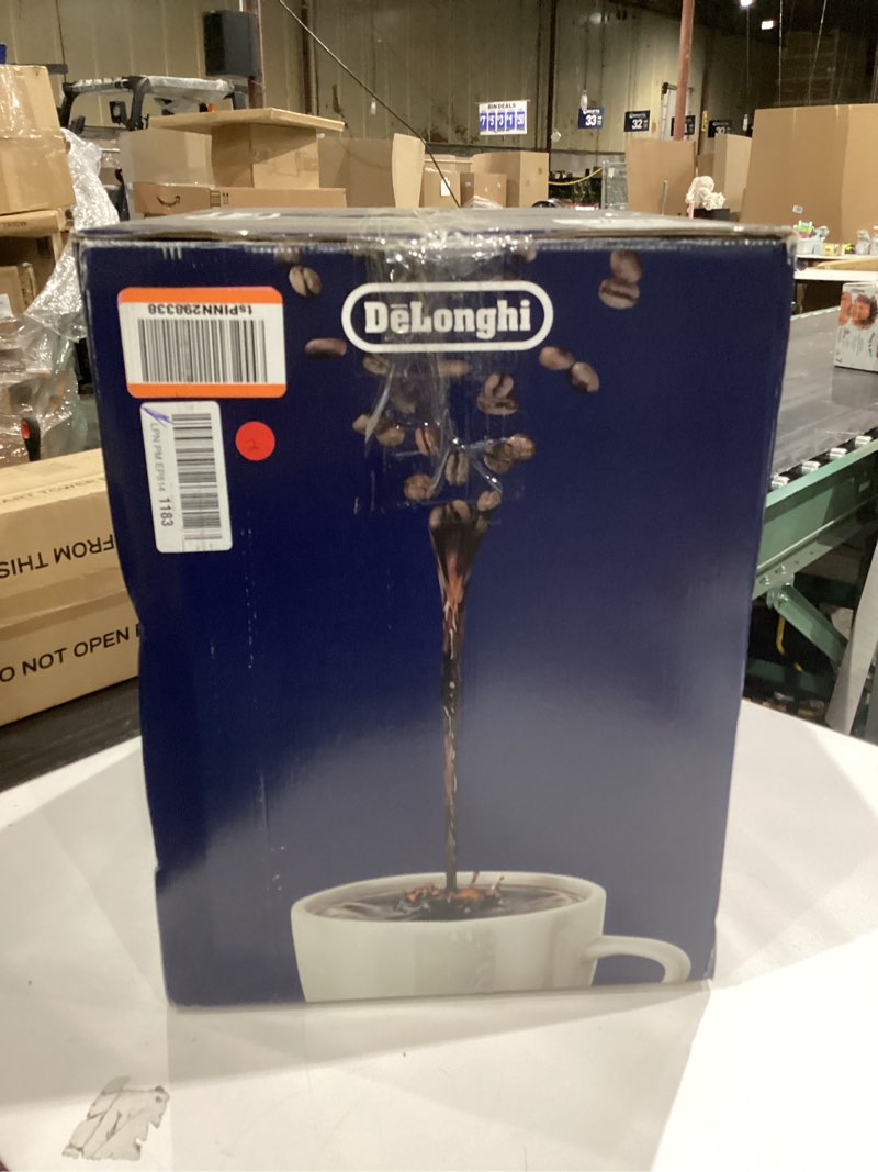 Condition photo showing Good Condition for De'Longhi True Brew Drip Coffee Maker, Built in Grinder, Single Serve, 8 oz to 24 oz, Hot or Iced Coffee, Stainless, CAM51025MB