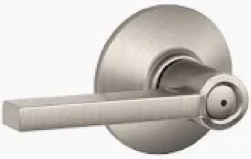 Latitude Lever Bed and Bath Door Lock