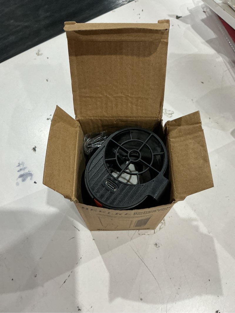 Condition photo showing Good Condition for heelkl 2026 ai portable fan rechargeable, 4-speed strong airflow, personal waist fan with up to 25h of working time, hands-free hanging neck fan, wearable belt fan for camping, outdoor, jobsite black