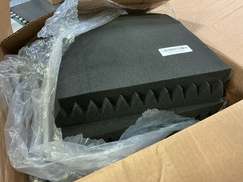 Condition photo showing Good Condition for 50 Pack Acoustic Foam Panels,2"X 12" X 12"Sound Proof Foam PanelsHigh Density Sound Absorbing Panels,Soundproof Wedges Panels for Studio Recording & Office & Home Wedge 2"x12"x12" 50P-Foam