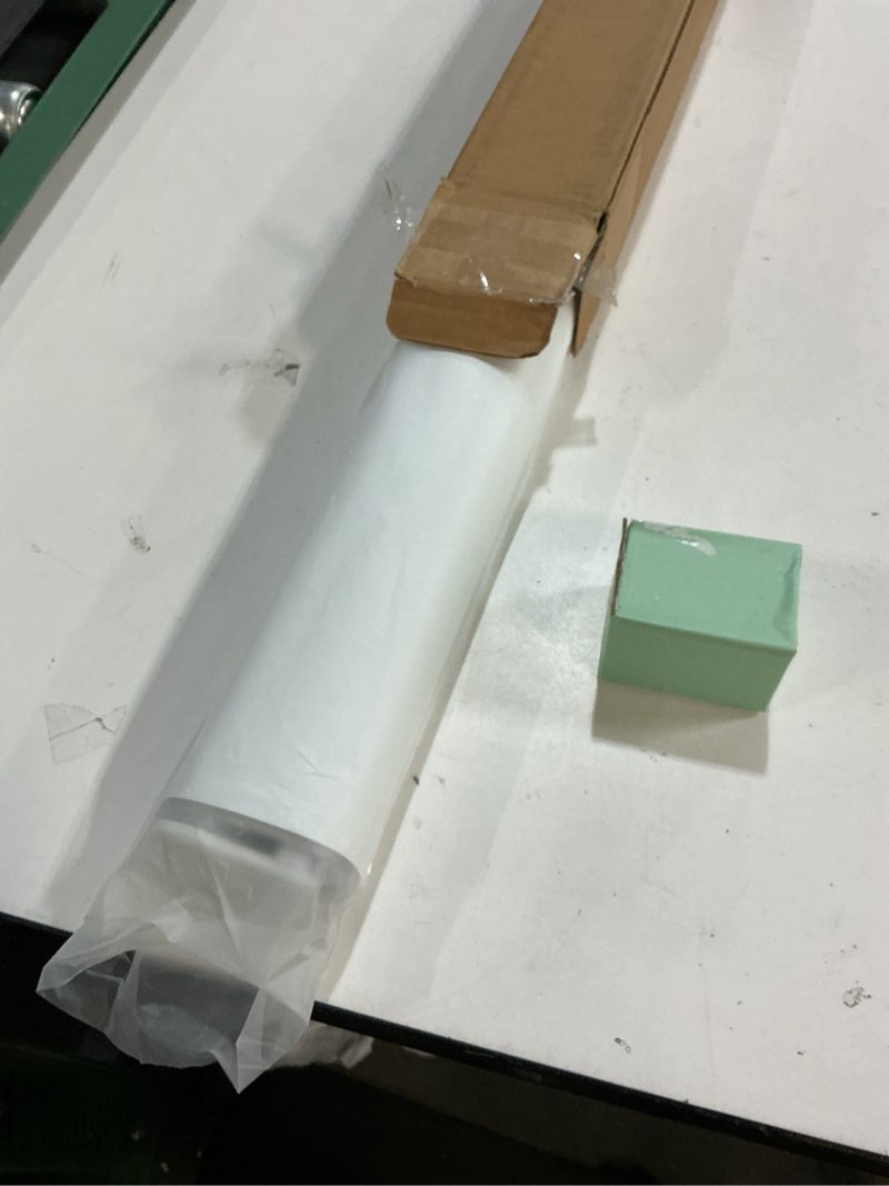 Condition photo showing Good Condition for Cordless Roller Shades Blackout Blinds for Windows Room Darkening Rolled Up Shades with Spring System, UV Protection Window Shades Door Blinds for Home and Office (30.5" W x 72" H, Linen Cream 30.5"W x 72"H Linen Cream