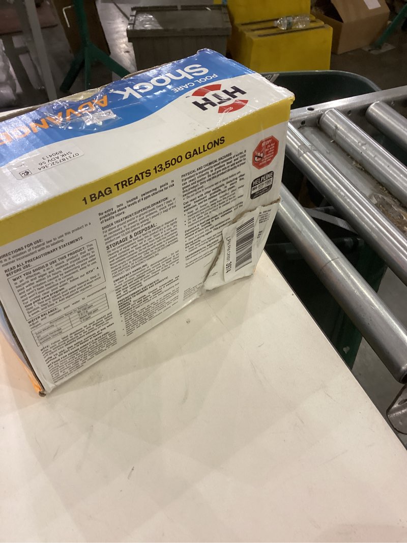 HTH 52036R Pool Care Shock Advanced, Swimming Pool Chemical - Cal Hypo Formula, Prevents Bacteria & 