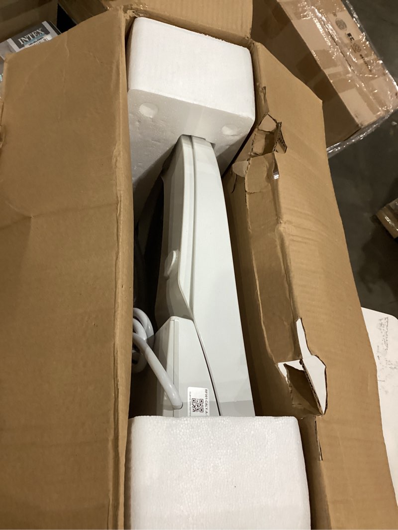 Condition photo showing Good Condition for bidet toilet seat, electric smart heated toilet seat, feminine & front rear wash, instant warm water & dryer, self-clean nozzle, soft closed toilet lid, wireless remote night light elongated (white)
